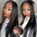 5x5 Transparent Lace Closure Wigs for Women 180% Density Hair Wigs Straight Hair Wigs with Baby Hair