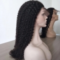 Human Hair Wigs 13x4 Lace Front Wig 150% Density Transparent Lace Kinky Curl Brazilian Human Hair Wigs for Women