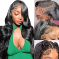 Human Hair Wigs 13x4 HD Lace Front Wigs Body Wave 180% Density Hair Wigs with Baby Hair
