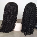 Lace Front Wig Deep Curl 10A Brazilian Human Hair