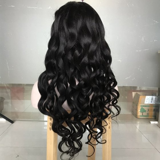 Lace Front Wig Loose Wave 10A Brazilian Human Hair