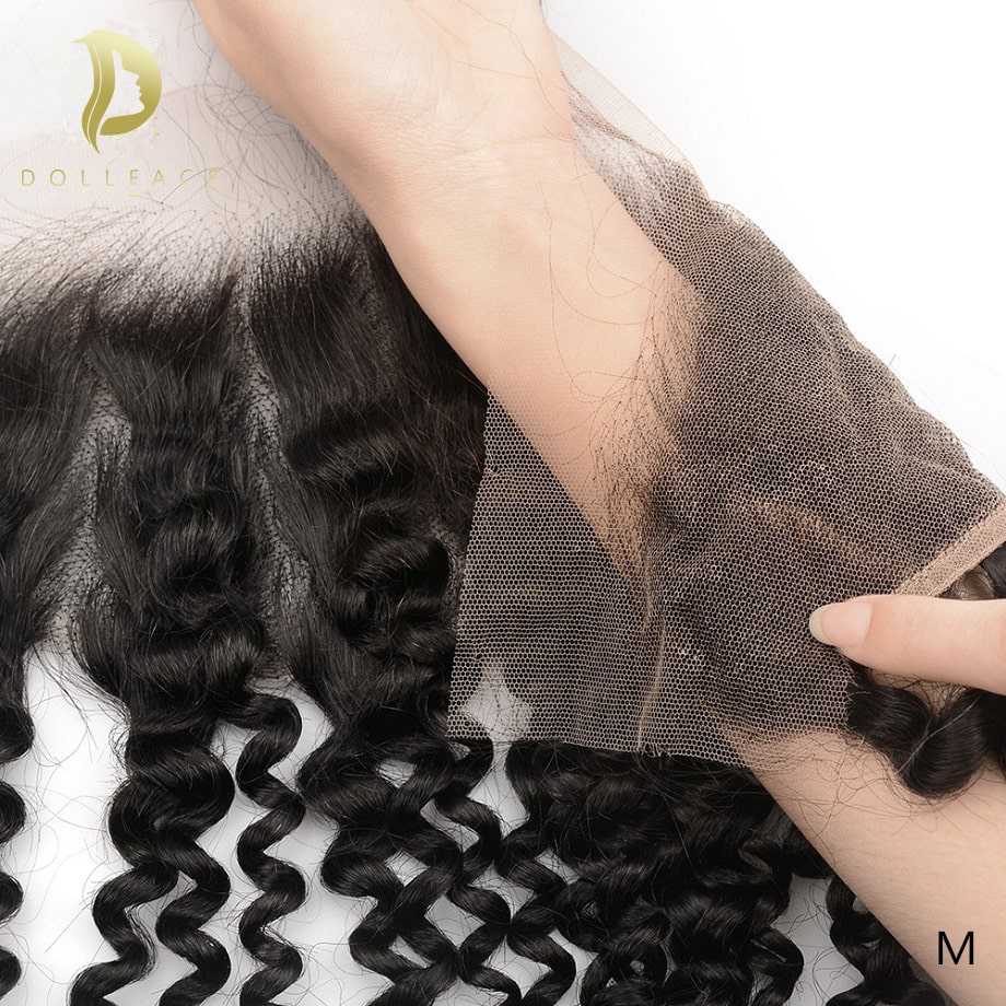 Hair Wefts with Lace Frontal Water Wave 10A Brazilian Virgin Hair