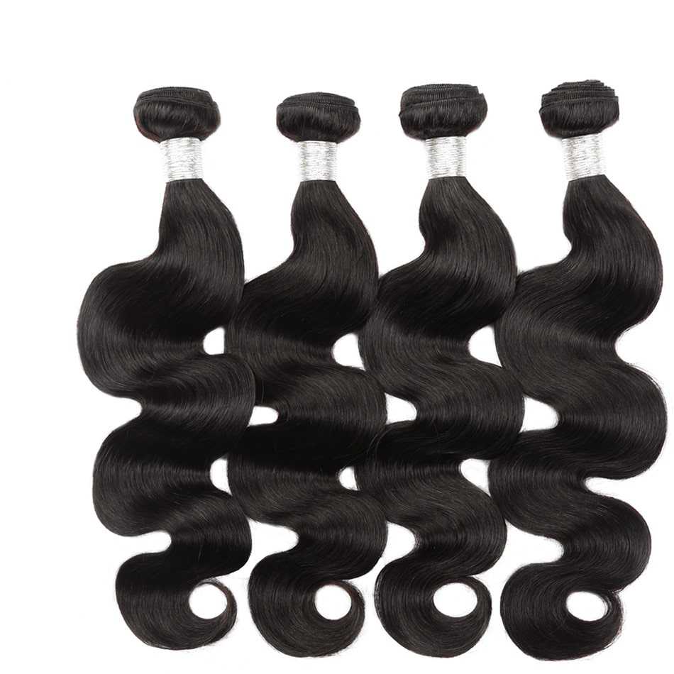 Hair Wefts with Lace Closure Body Wave 10A Brazilian Virgin Hair