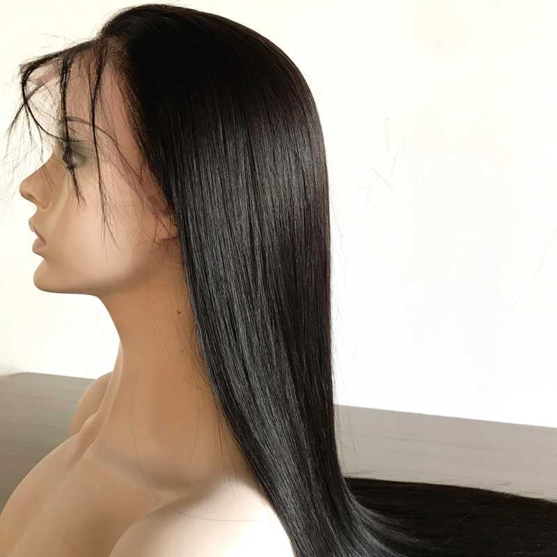 Lace Front Wig Straight 10A Brazilian Human Hair