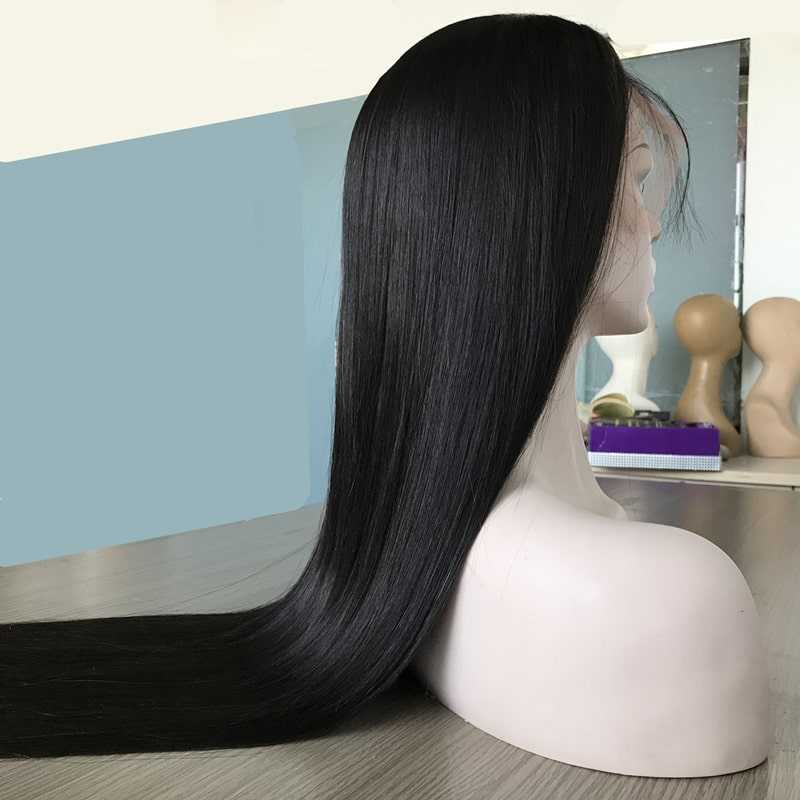 Lace Front Wig Straight 10A Brazilian Human Hair