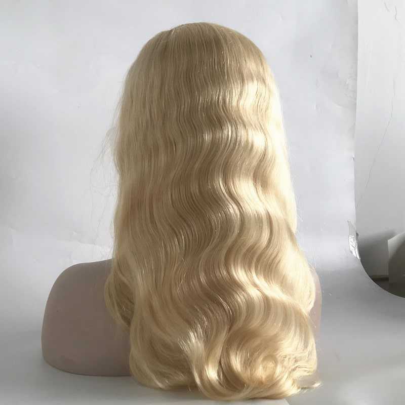 Lace Front Wig #613 Body Wave 10A Brazilian Human Hair